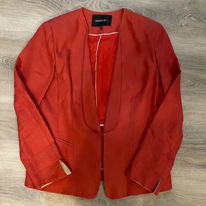 Orange blazer